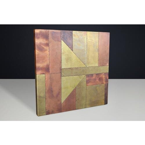 Copper Patchwork Coffee Table by Lorenzo Burchiellaro, Italy, 1960s For Sale - Image 13 of 18