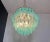 Spherical Murano Style Poliedri Chandelier, 140 Turquoise Poliedri For Sale - Image 12 of 12