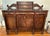American Antique American Empire Carved Flame Mahogany Sideboard With Lion Paw Feet For Sale - Image 3 of 18