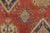 Kazak Rug 6’5” X 8’10” Red Wool Tribal Hand-Knotted Oriental Carpet For Sale - Image 10 of 15