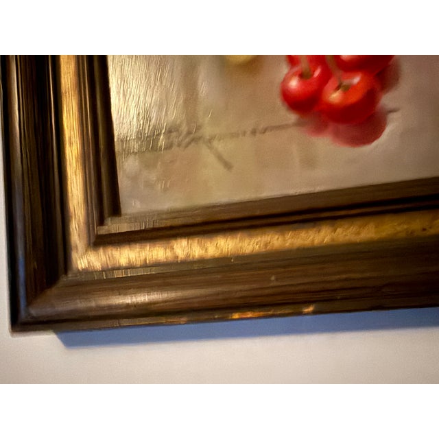 Violet 20th Century French Still Life Oil Painting by Henry Le Monnier For Sale - Image 8 of 13