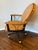 Bring warm vintage character to your office, library, or den with this distinctive 1970s swivel chair by U.S. Furniture...