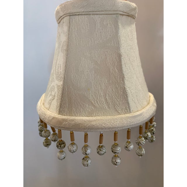 Vintage Floral Porcelain Candlestick Lamp With Hexagon Base Chairish