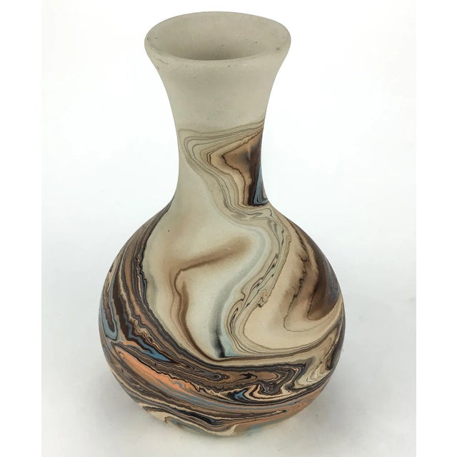 Stunning example of Nemadji Pottery from the western region of the United States. In perfect condition and clearly marked...