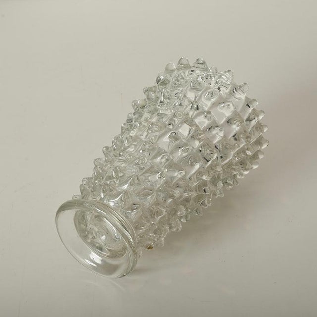 Large Italian Rostrato Murano Glass Vase by Ercole Barovier, Italy, 1940s For Sale - Image 12 of 16