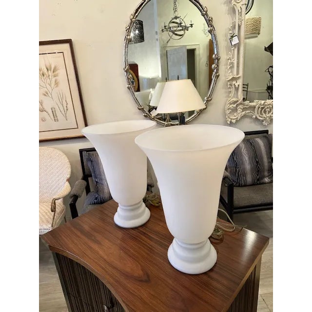 1970s 1970s Pair of Vianne Torchiere Lamps For Sale - Image 5 of 7