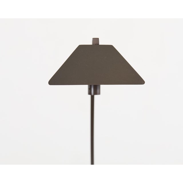 2000 - 2009 Modern Casella Clarus Fine Line Bronzed Adjustable Floor Lamp For Sale - Image 5 of 17