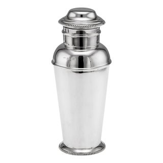 Vintage English Art Deco Silver Cocktail Shaker from Mappin & Webb, 1930s For Sale