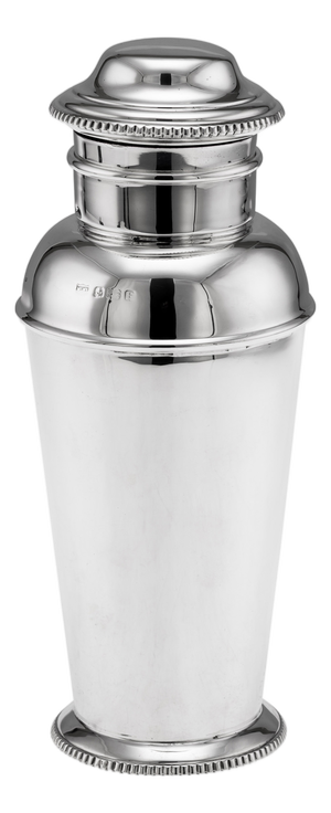 Vintage English Art Deco Silver Cocktail Shaker from Mappin & Webb, 1930s