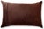 Luxury Distressed Brown Genuine Leather Patchwork Throw Pillow 16x24 | Handmade Designer Lumbar Cushion For Sale - Image 4 of 7