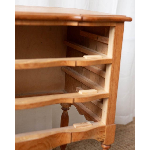1970s Danish Modern Oak Side Chest Attributed to Henning Kjaernulf For Sale - Image 9 of 14