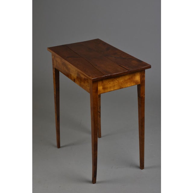 Walnut Side Table with Drawer For Sale - Image 18 of 18