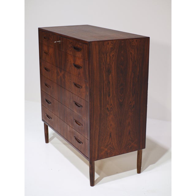Henry Rosengren Hansen Kingwood Chest of Drawers by Henry Rosengren Hansen, 1960s For Sale - Image 4 of 18