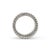 14k White Gold 5.18ctw Baguette & Round Diamond Eternity Band Ring, Size 7 For Sale In Houston - Image 6 of 8