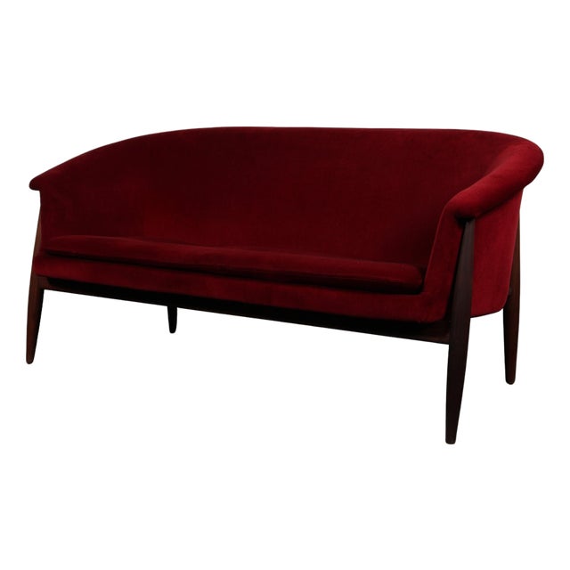 2-Seater Sofa attributed to Johannes Andersen, Sweden, 1960s For Sale
