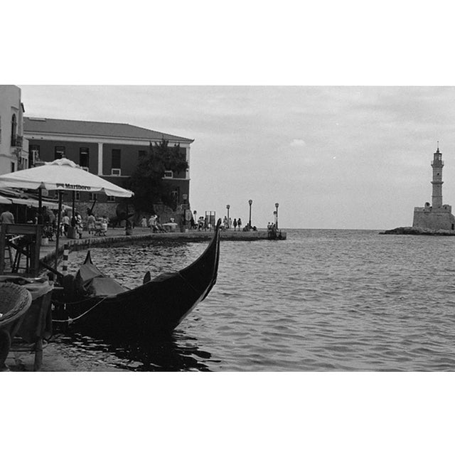 Port of Chania, Greece, 2000 Original photograph by Louise Weinberg. Printed 11 x 14" with white border on glossy paper