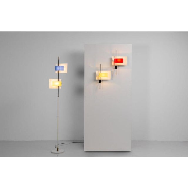 Model 2020 Wall Lamps attributed to Bruno Gatta for Stilnovo, Italy, 1955, Set of 2 For Sale - Image 11 of 16