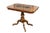 Brown Italian 19th Century Walnut and Mahogany Center Table with Floral Marquetry For Sale - Image 8 of 15