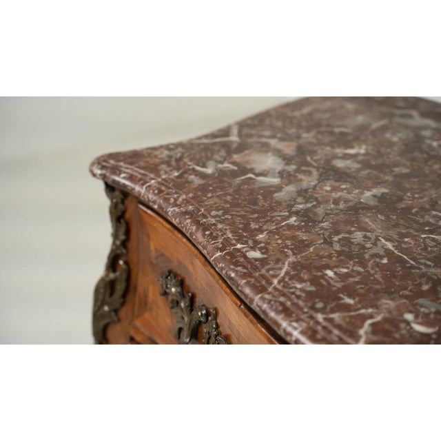 Brown Louis XV Chest of Drawers For Sale - Image 8 of 12