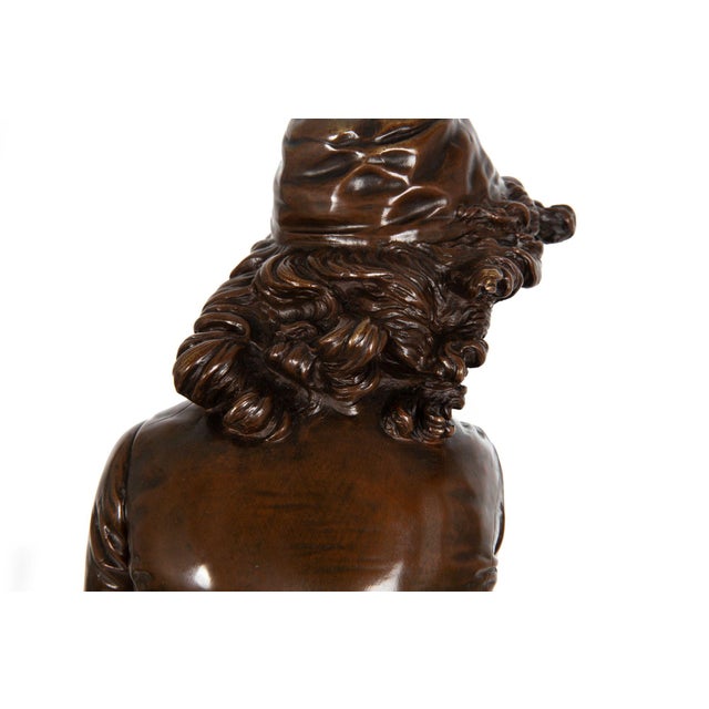 Italian Antique Bronze Sculpture of “Christopher Columbus” by Giulio Monteverde For Sale - Image 16 of 18