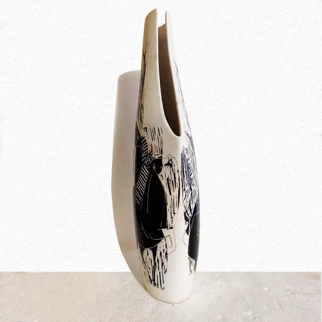 Ceramic Vase by Camillo Chigo for Keramos di Camillo Chigo, 1950s For Sale - Image 11 of 12