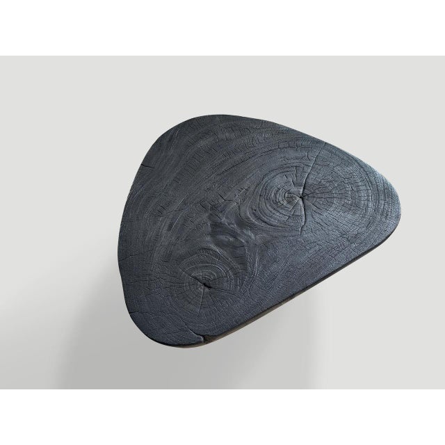 Contemporary Andrianna Shamaris Charred Minimalist Coffee Table For Sale - Image 3 of 5