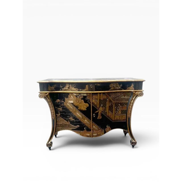 1980s 1980s Baker Furniture Stately Homes Chinoiserie Commode For Sale - Image 5 of 13