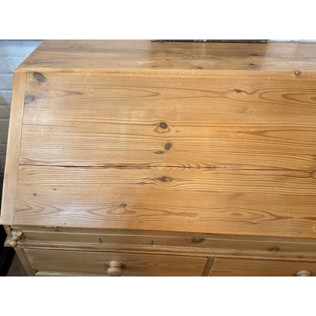 Drop Front Pine Desk For Sale - Image 9 of 17