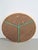 Large Mid-Century Round Pine Mirror, Denmark, 1960s For Sale - Image 3 of 11