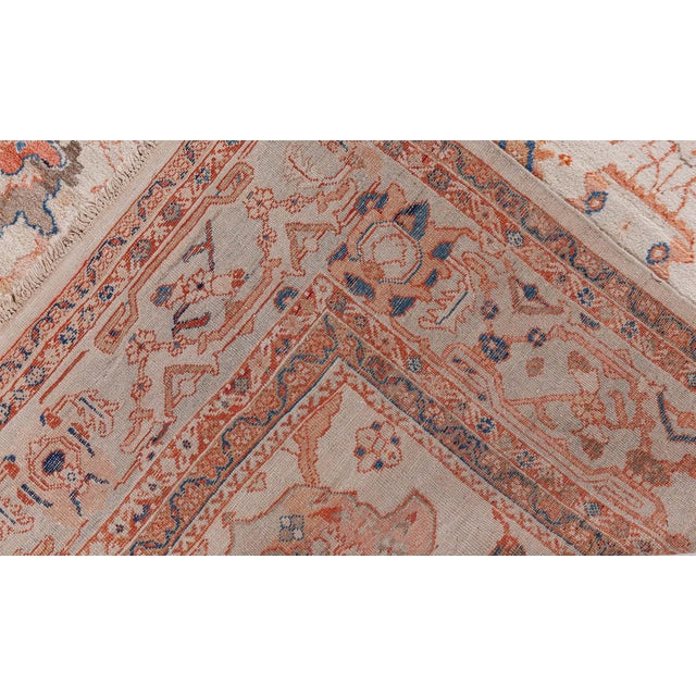 Antique Persian Sultanabad Rug For Sale - Image 4 of 17