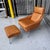 Mid-Century Modern West Elm Leather Chair W/ Ottoman For Sale - Image 3 of 10