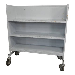 Vintage Gray Iron Trolley, 1970 For Sale