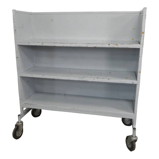 Vintage Gray Iron Trolley, 1970 For Sale