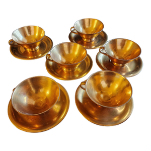 Gold Bavarian Porcelain Demitasse Set