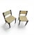 3 x Arnold Merckx dining chair for Arco Height 80 Width 48 Depth 50 Seat height 45 cm