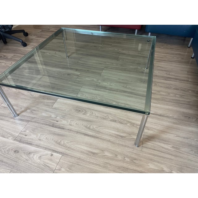 Keilhauer Furniture Contemporary Glass Table Attributed to Keilhauer For Sale - Image 4 of 5