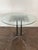 Vintage 1980's Postmodern Aluminum Glass Dining Table For Sale - Image 10 of 17