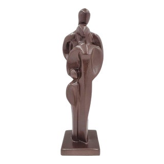Restored Harris Marcus Endeavors “Family” Modernist Sculpture Signed 1990 17.5" For Sale