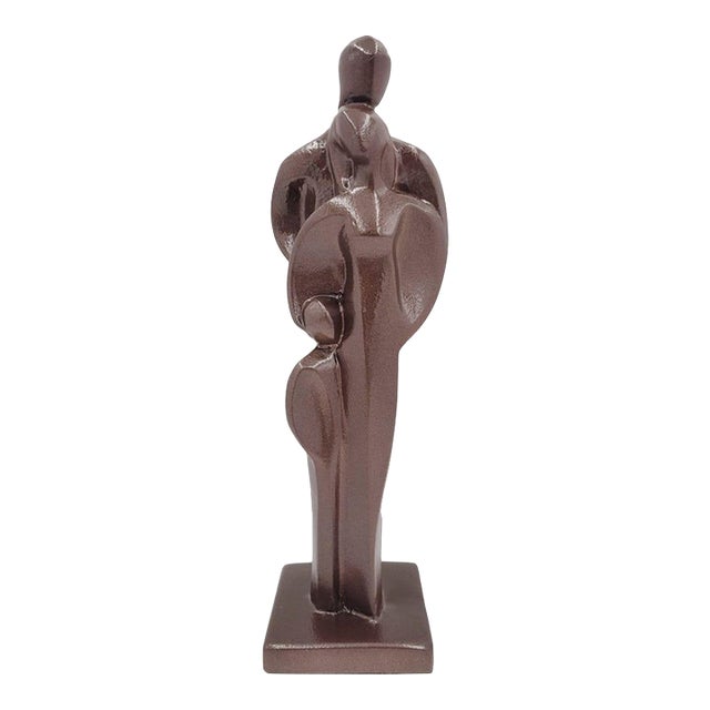 Restored Harris Marcus Endeavors “Family” Modernist Sculpture Signed 1990 17.5" For Sale