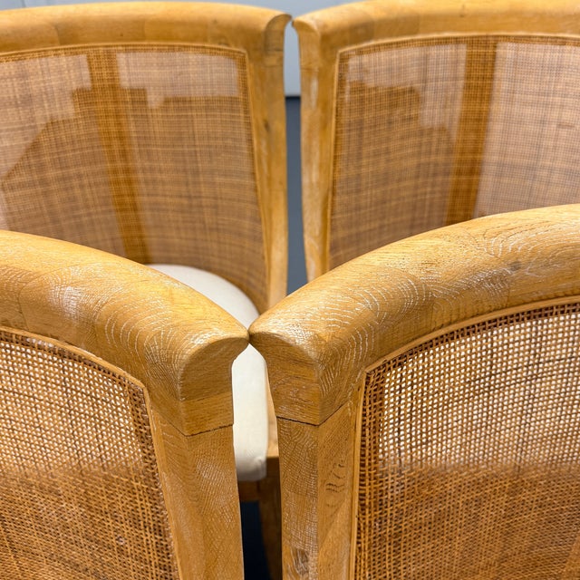 Tan Set of 6 Villa & House Monaco Dining Chairs For Sale - Image 8 of 10