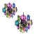 Italian Chandeliers in the style of Vistosi, 1980, Set of 2 For Sale