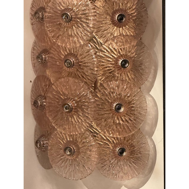 Pair of Murano Fume Glass Disc Sconces For Sale In Dallas - Image 6 of 6