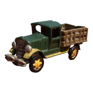 Mid-Century Cast Iron Toy Truck For Sale
