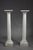 White Marble Columns, 1880, Set of 2 For Sale - Image 3 of 13