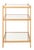 Modern 3 Tier Accent Table in Gold For Sale - Image 3 of 8