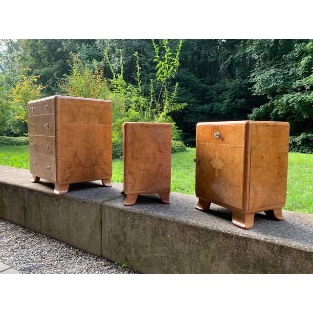 Art Deco Commode Set, 1940, Set of 3 For Sale - Image 14 of 18