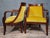Empire Style Mahogany Armchairs with Dolphin Motifs, 1800s, Set of 2 For Sale - Image 5 of 6