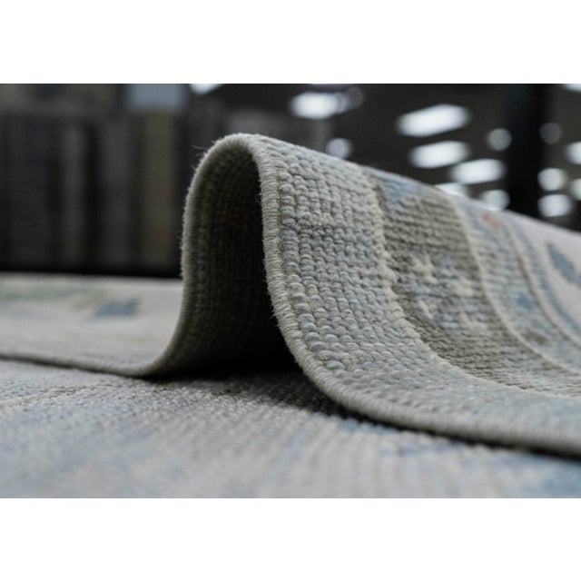 Textile Turkish Oushak Rug 8'3" x 9'8" #20409 For Sale - Image 7 of 8