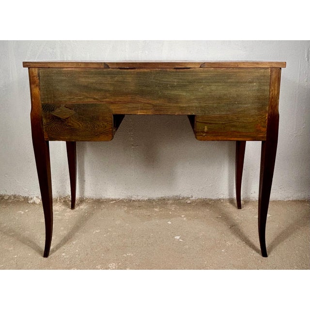20th Century Spanish Marquetry Vanity Desk with Drop Leaves For Sale - Image 18 of 18