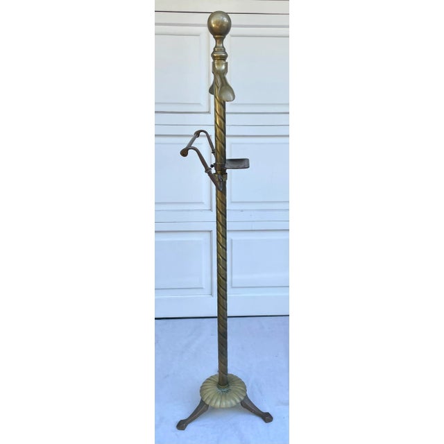 Early 20th Century Art Deco Solid Brass Gentleman's Valet For Sale - Image 9 of 13